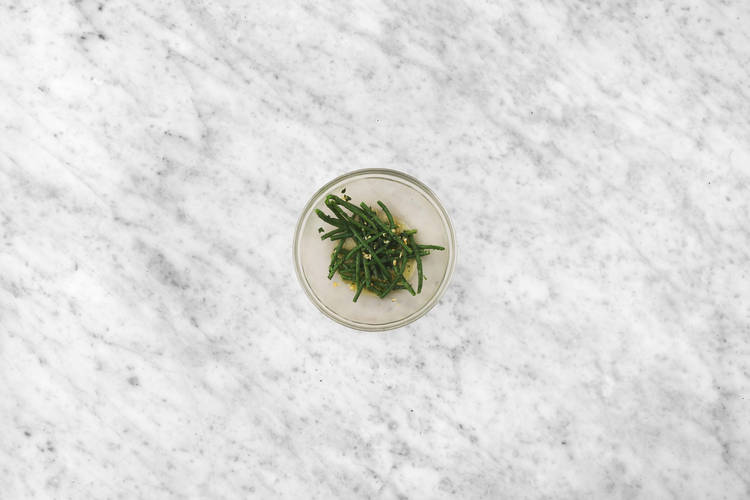 Poêler les haricots verts