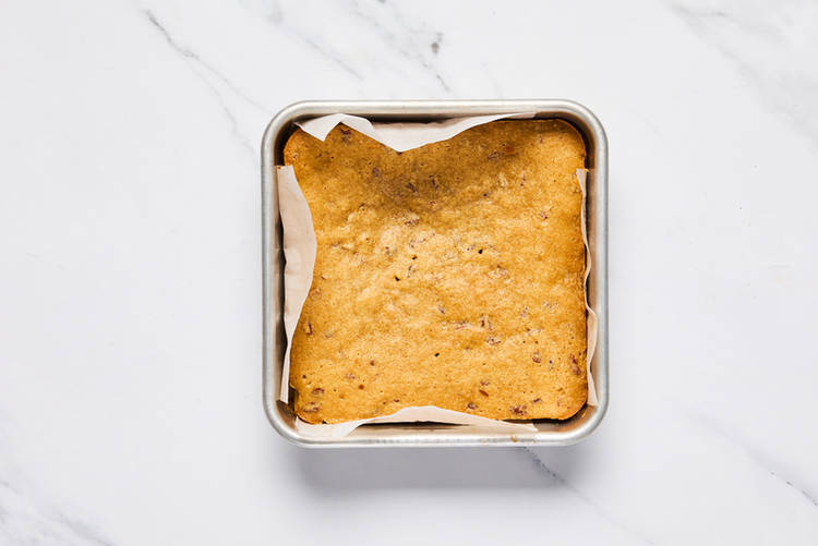 Bake blondies
