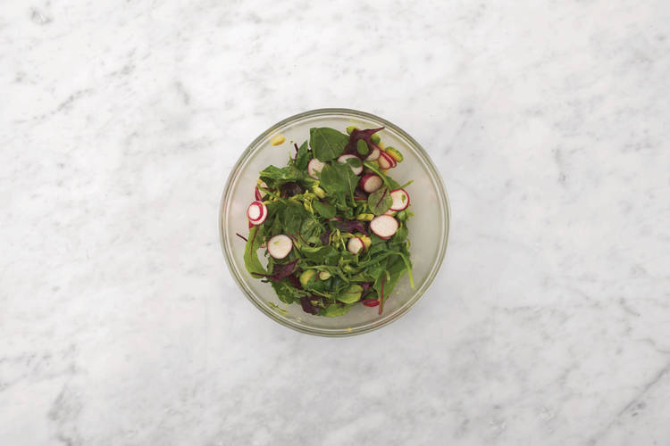 Prep the veggies & toss the salad