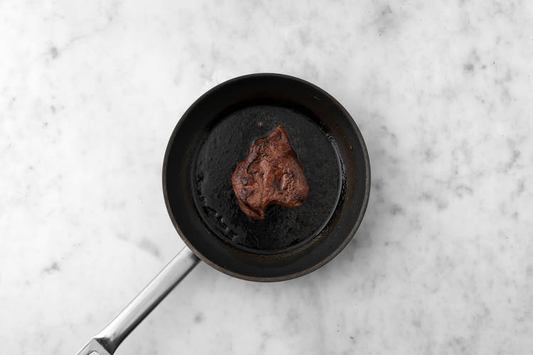 Cook the crumbed chick'n 