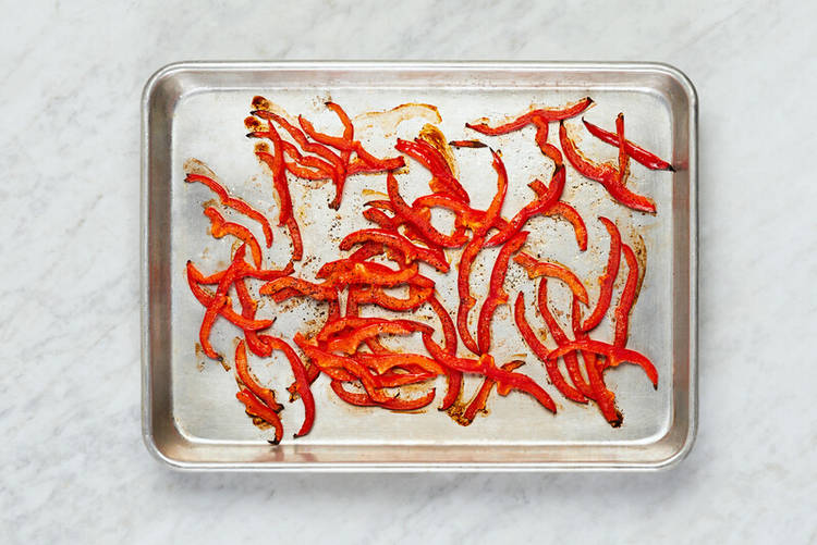 Roast peppers