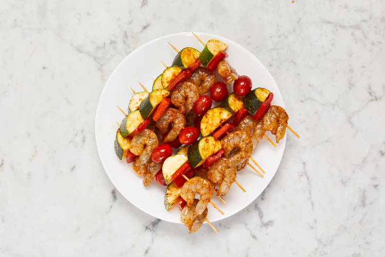FINISH PREP & MAKE KEBABS