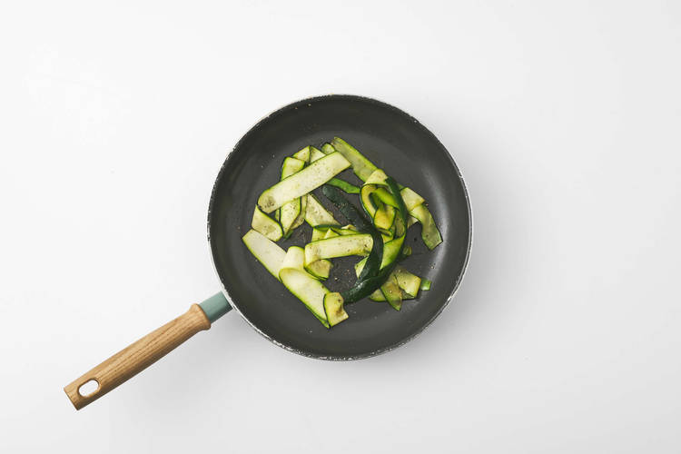 Fry the courgette