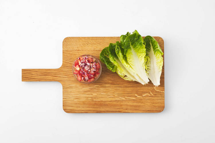 Tomatensalade maken
