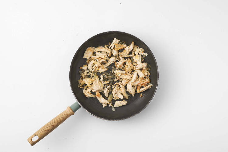 Pulled chicken bakken