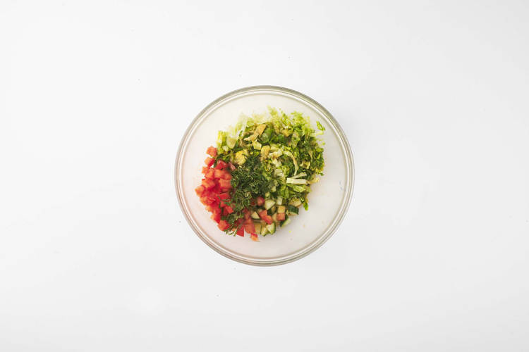 Salade maken