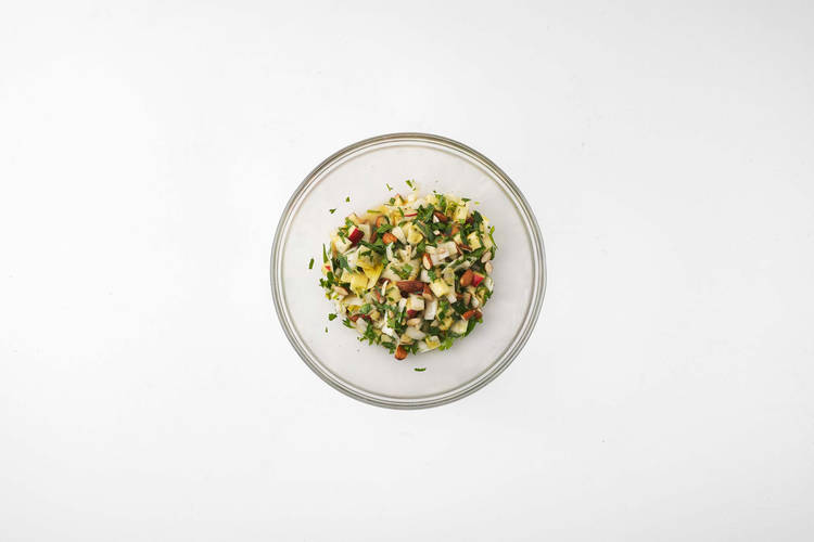 Salade afmaken
