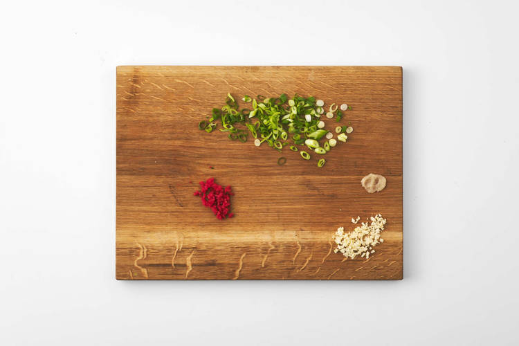 Knoflook-gember rijst bereiden