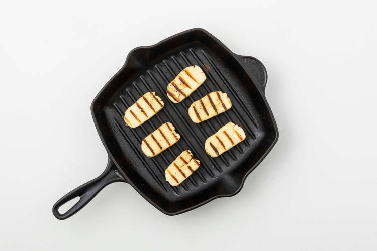 Halloumi grillen
