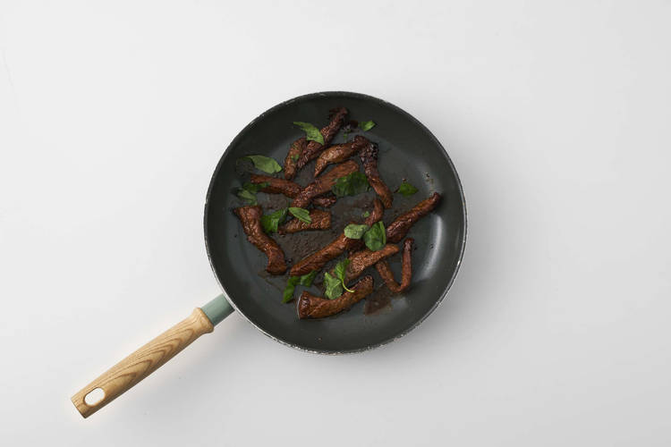 Biefstukreepjes bakken