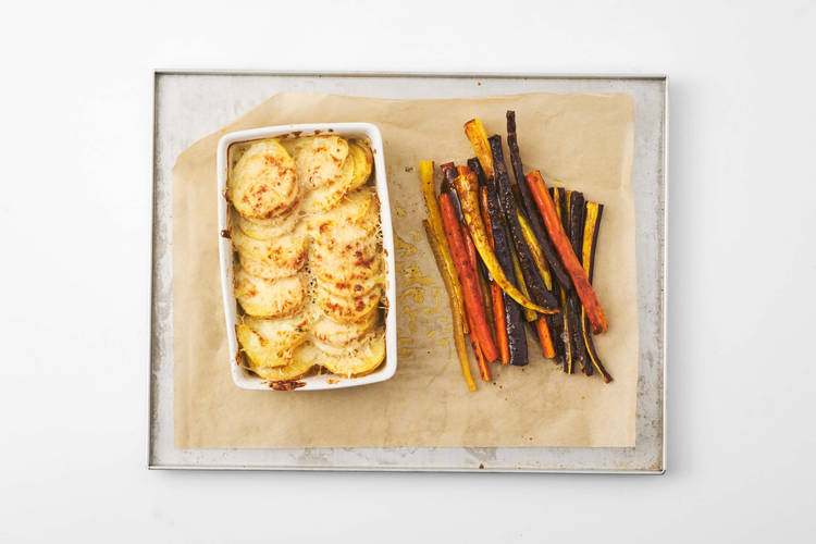 Aardappelgratin maken