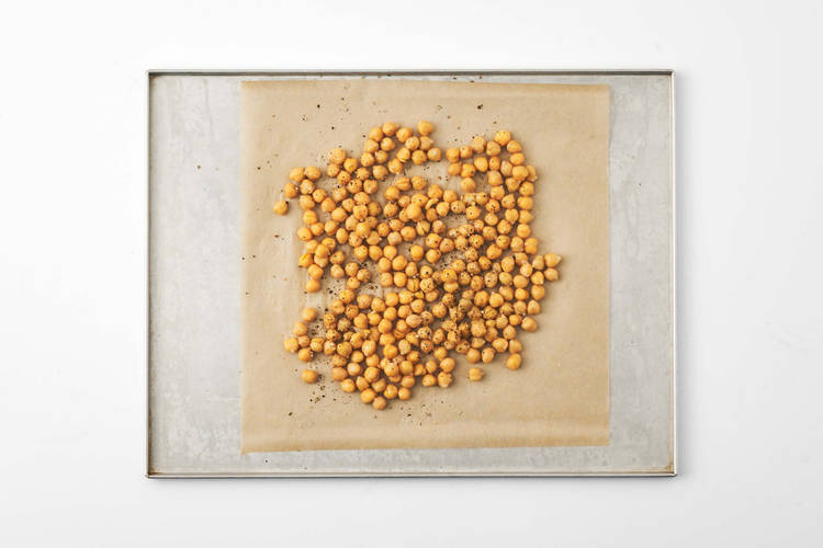 Roast the chickpeas