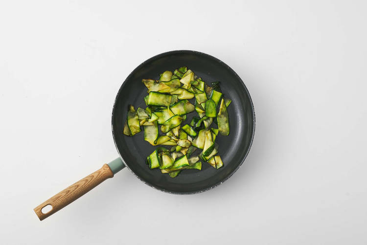 Courgette en ui bakken