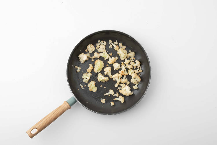 Fry the cauliflower
