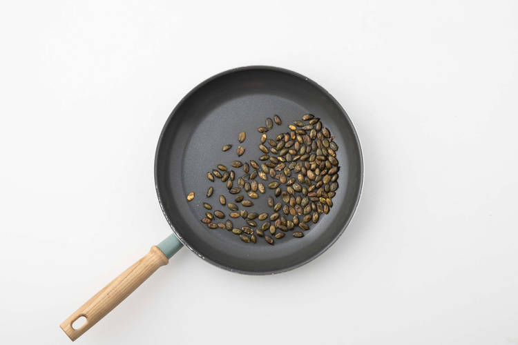 Pompoenpitten roosteren