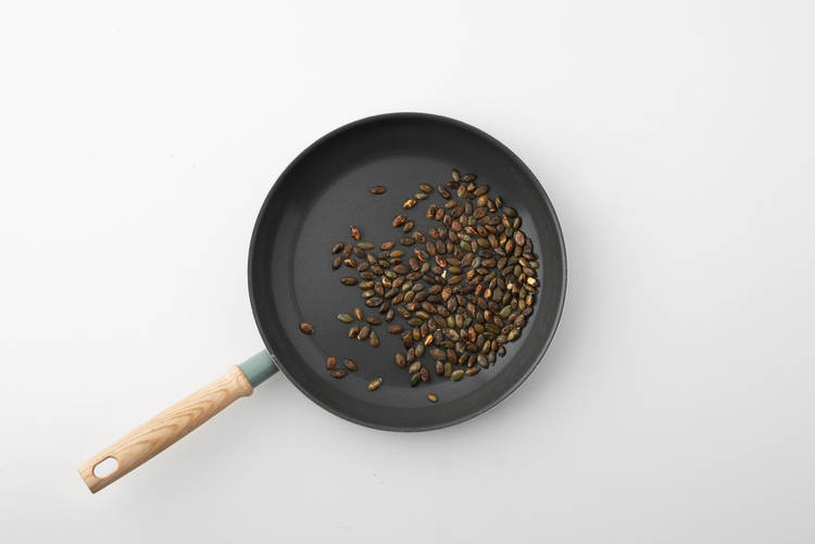 Pompoenpitten roosteren