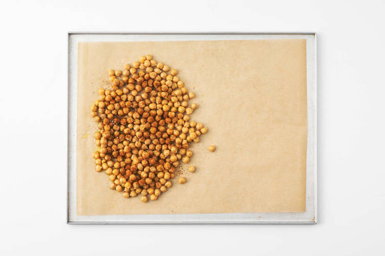 Kikkererwten roosteren