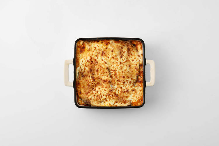 Moussaka bakken