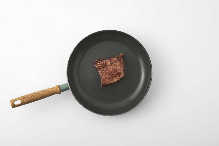Vlees bakken