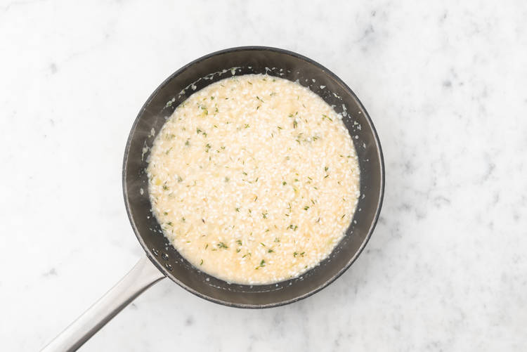 Start the risotto 