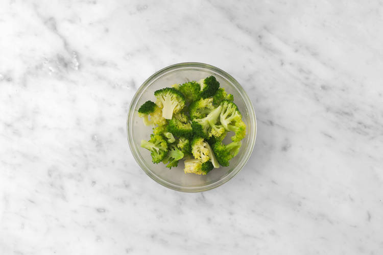 Steam the broccoli