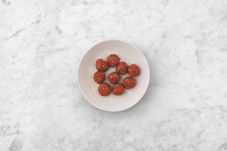 Prep the meatballs