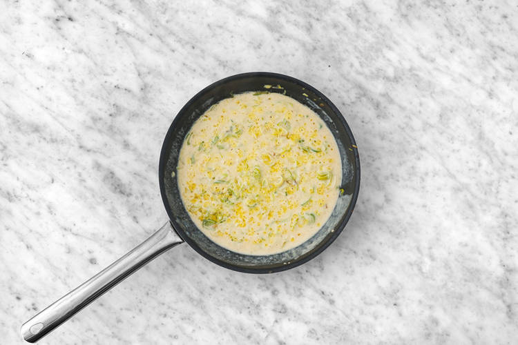 Make the white sauce