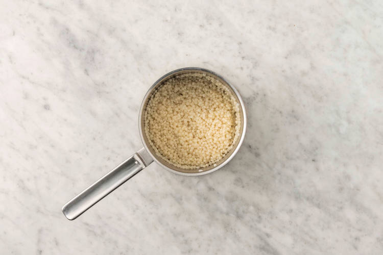 Cook the couscous