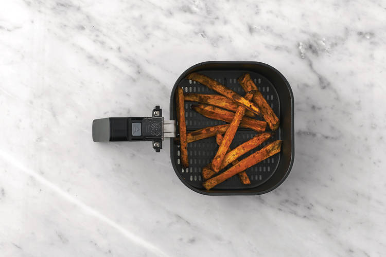 Bake the fries