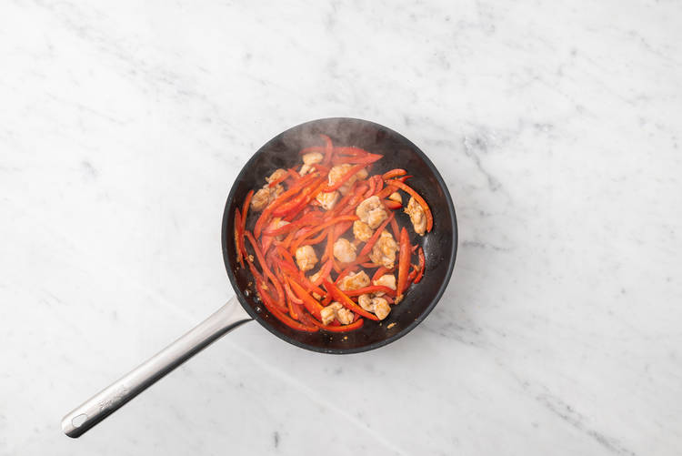 Stir-Fry the Chicken