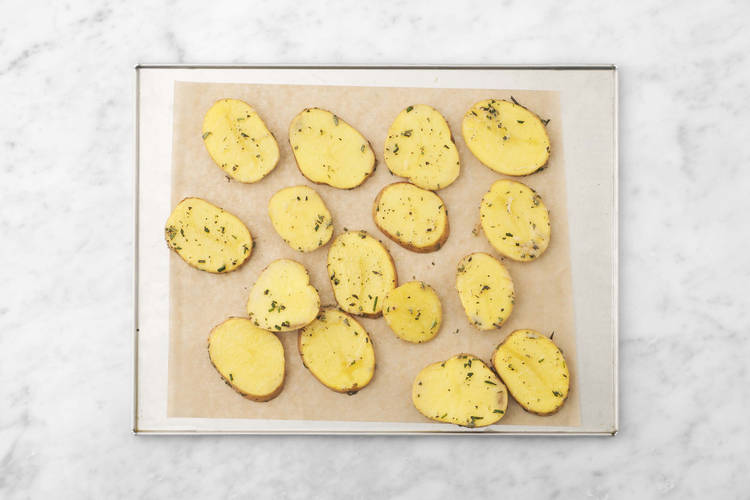 Roast the potatoes