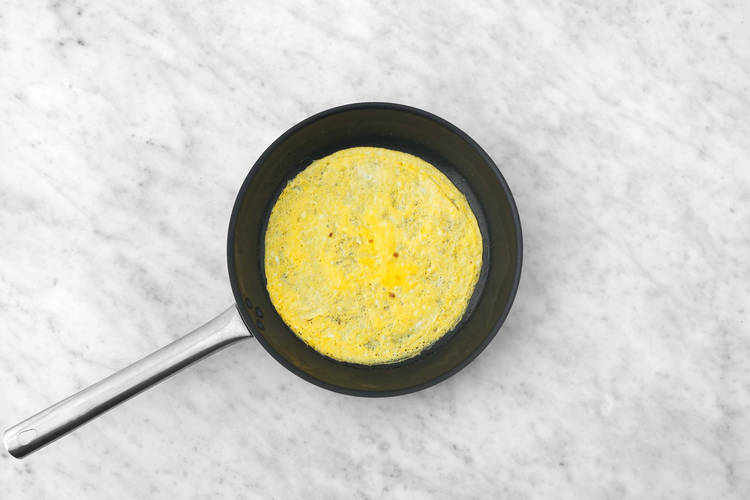 Préparer l'omelette
