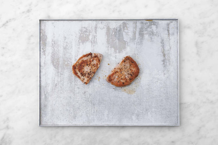 Sear and roast chicken