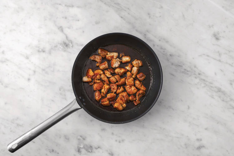 Fry the chicken