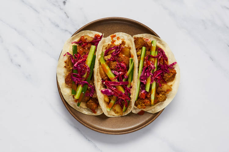 WARM TORTILLAS AND MAKE SAUCE