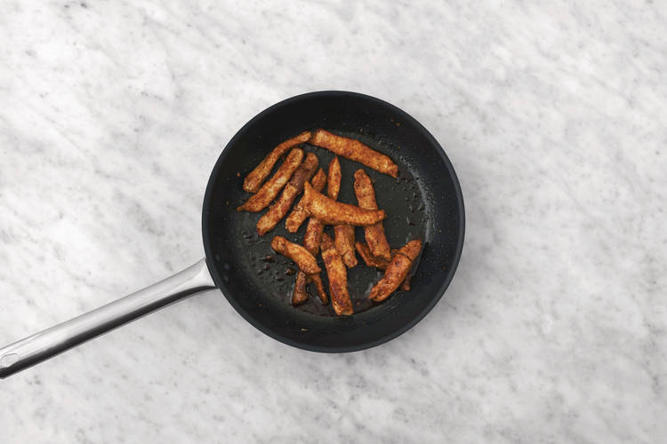 Cook the pork