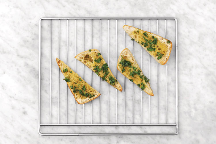 Make the garlic bread