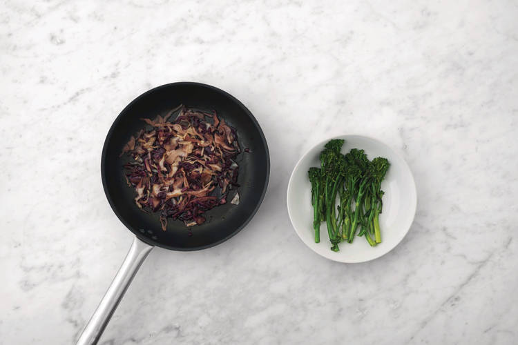 Cook the veggies