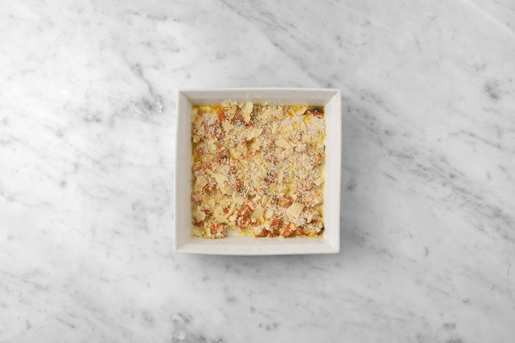 Finish the gratin