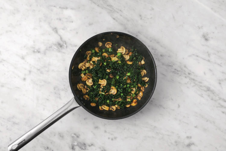 Cook the veggies