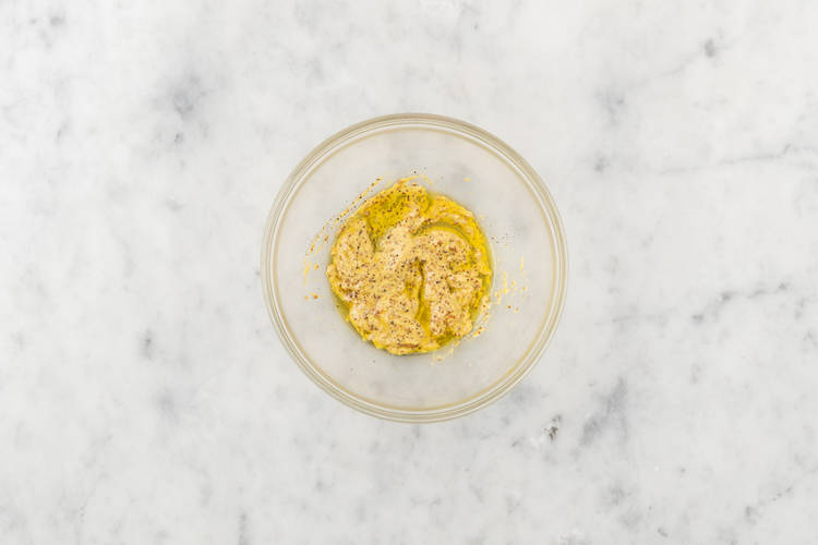 Make the Mustard Dressing