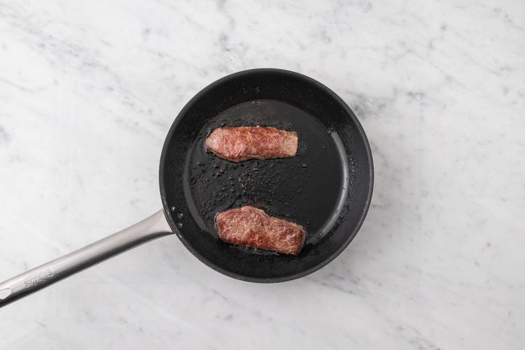 Steaks braten