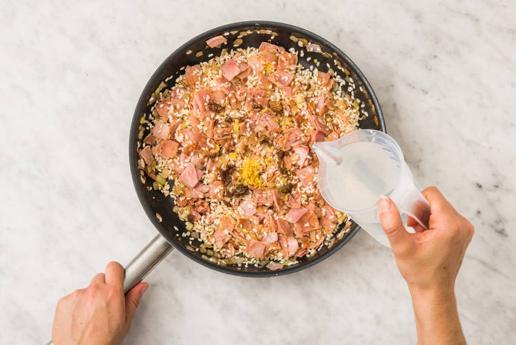 Add the rice