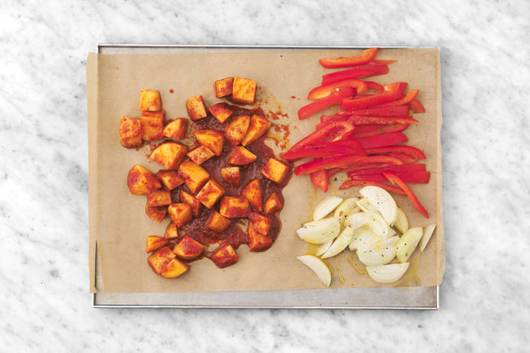 Hornea los vegetales