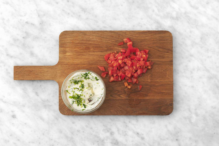 Bland koriandermayonnaise