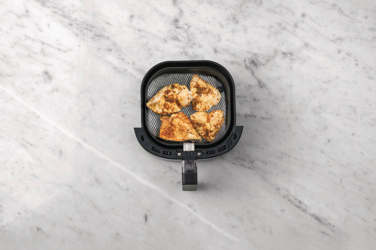 Cook the chicken