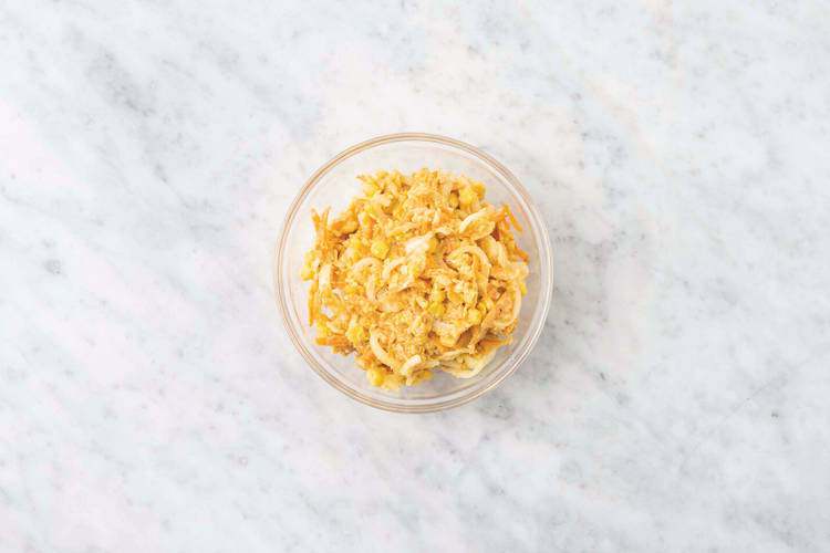 Make the fritter mixture