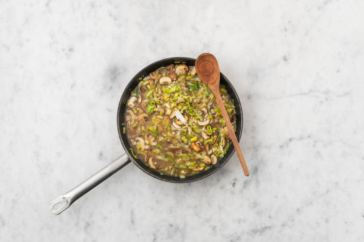 Cook the risotto