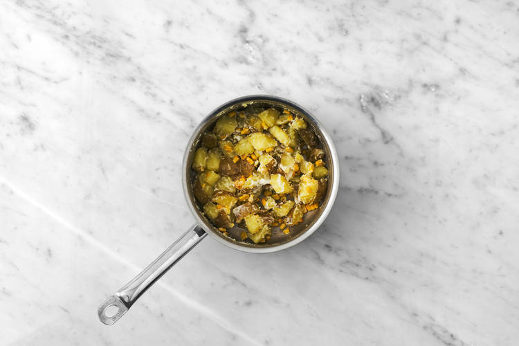 Finish the potatoes