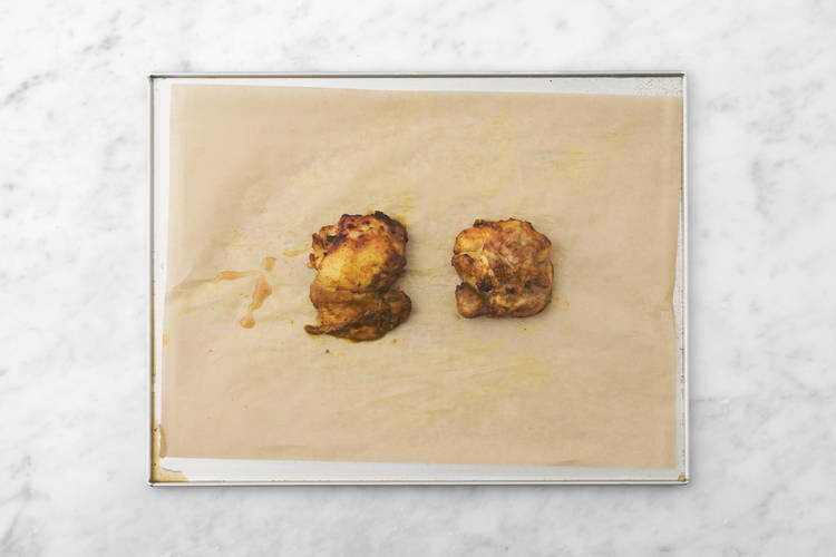Cook the halloumi